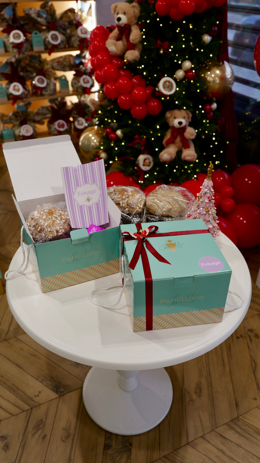 Box Christmas collaborazione Evisage