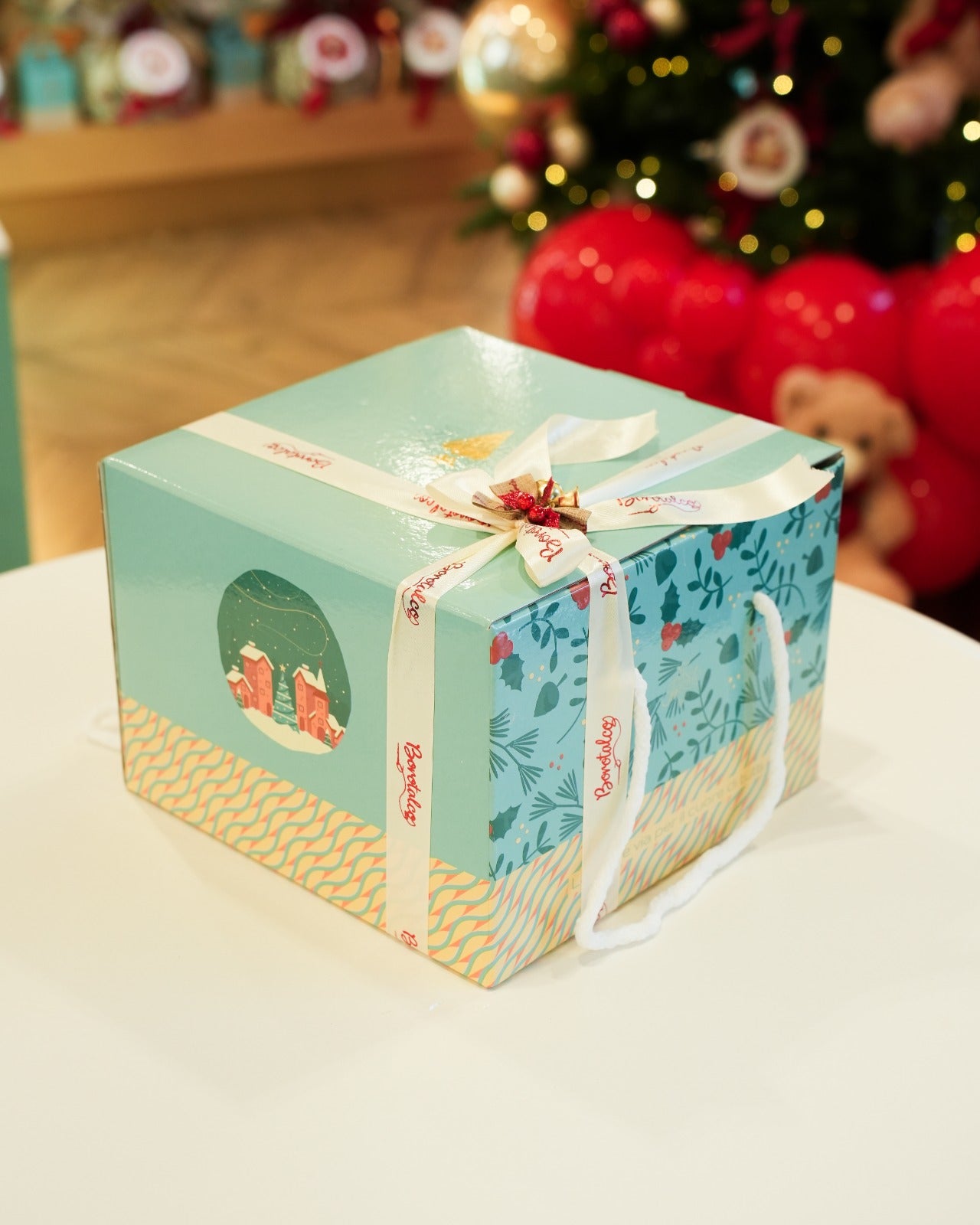 Box panettoncini Christmas surprise collaborazione BOROTALCO
