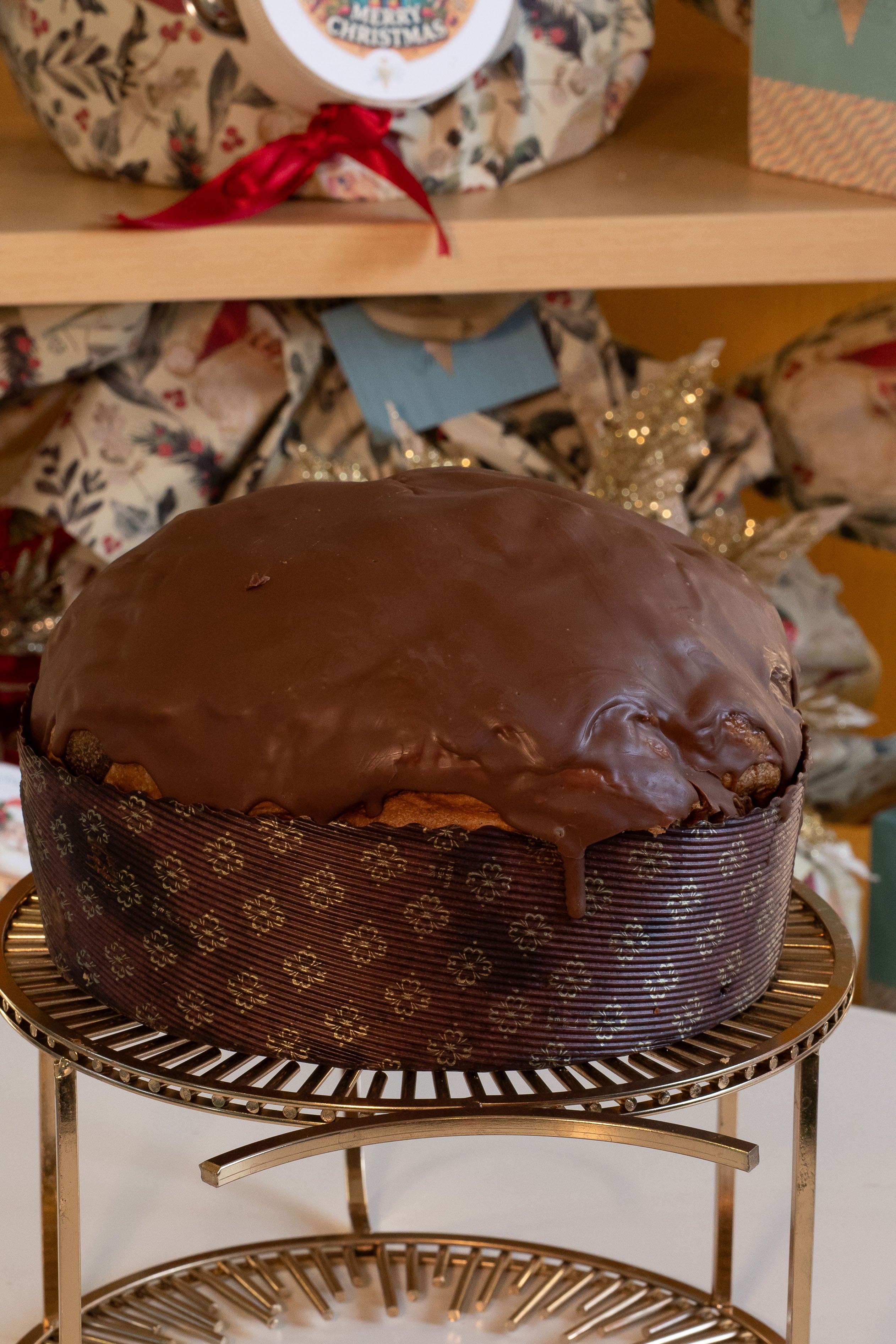 Panettone cioccolato con nutella
