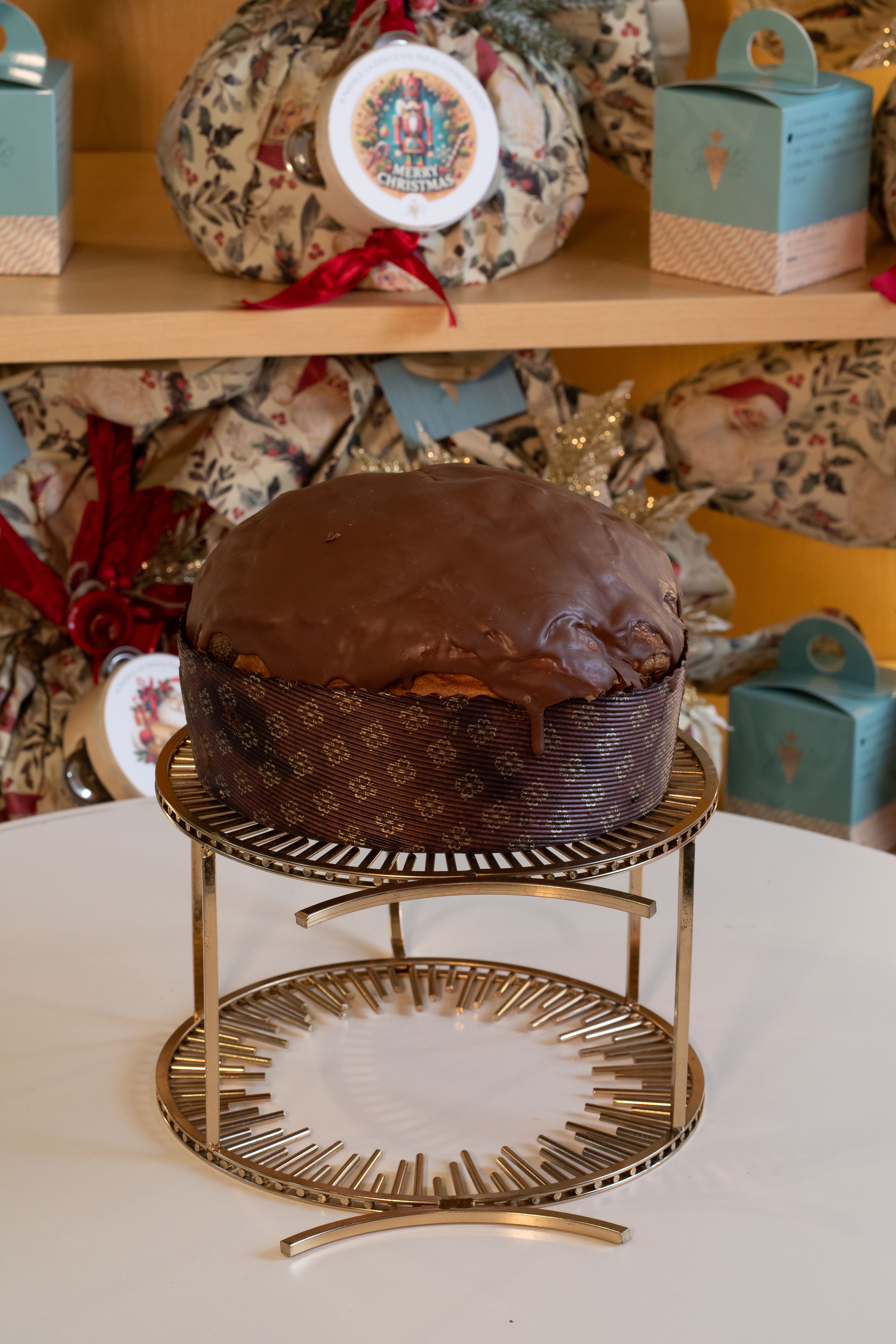 Panettone cioccolato con nutella