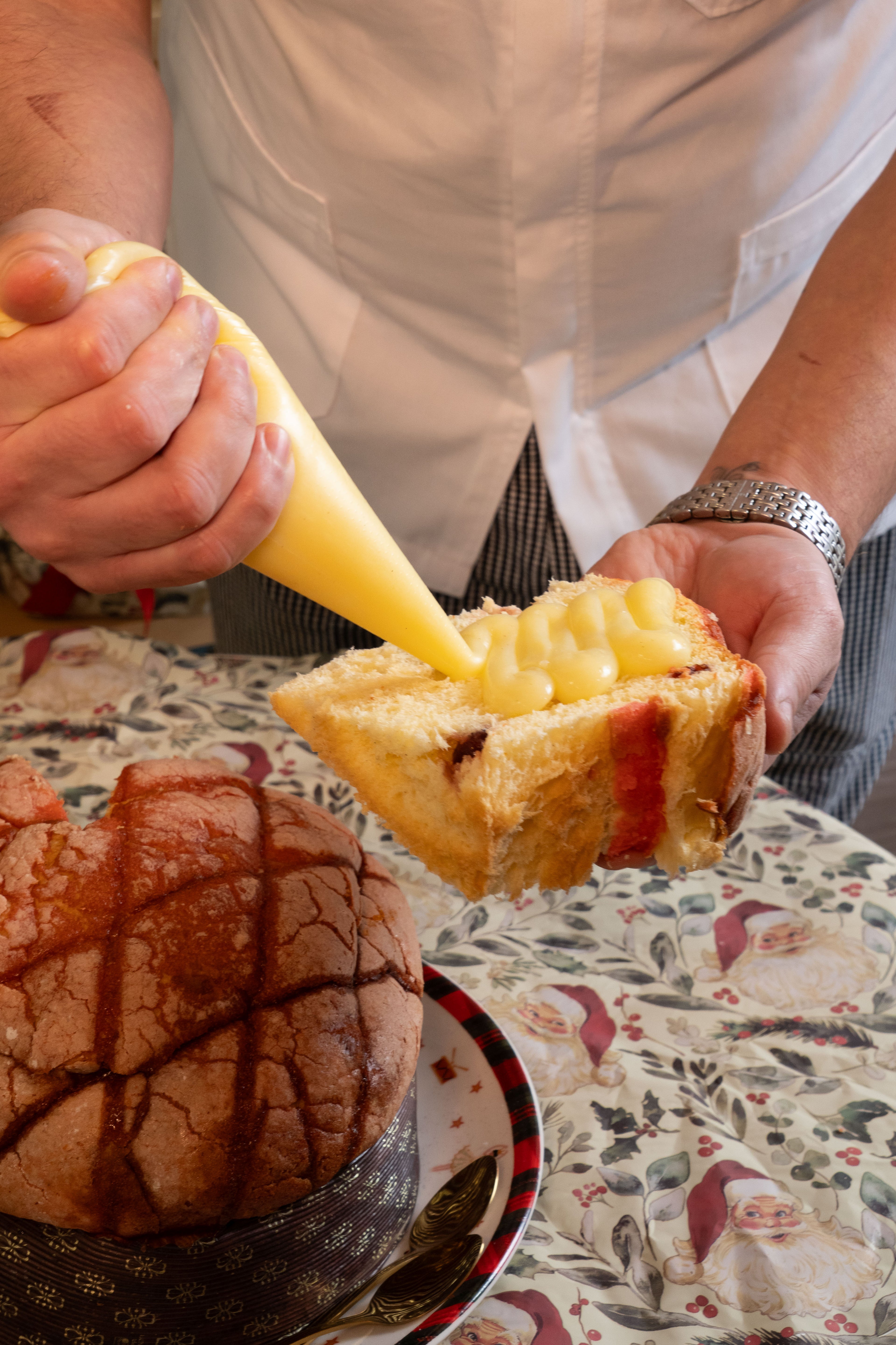 Panettone crema amarena
