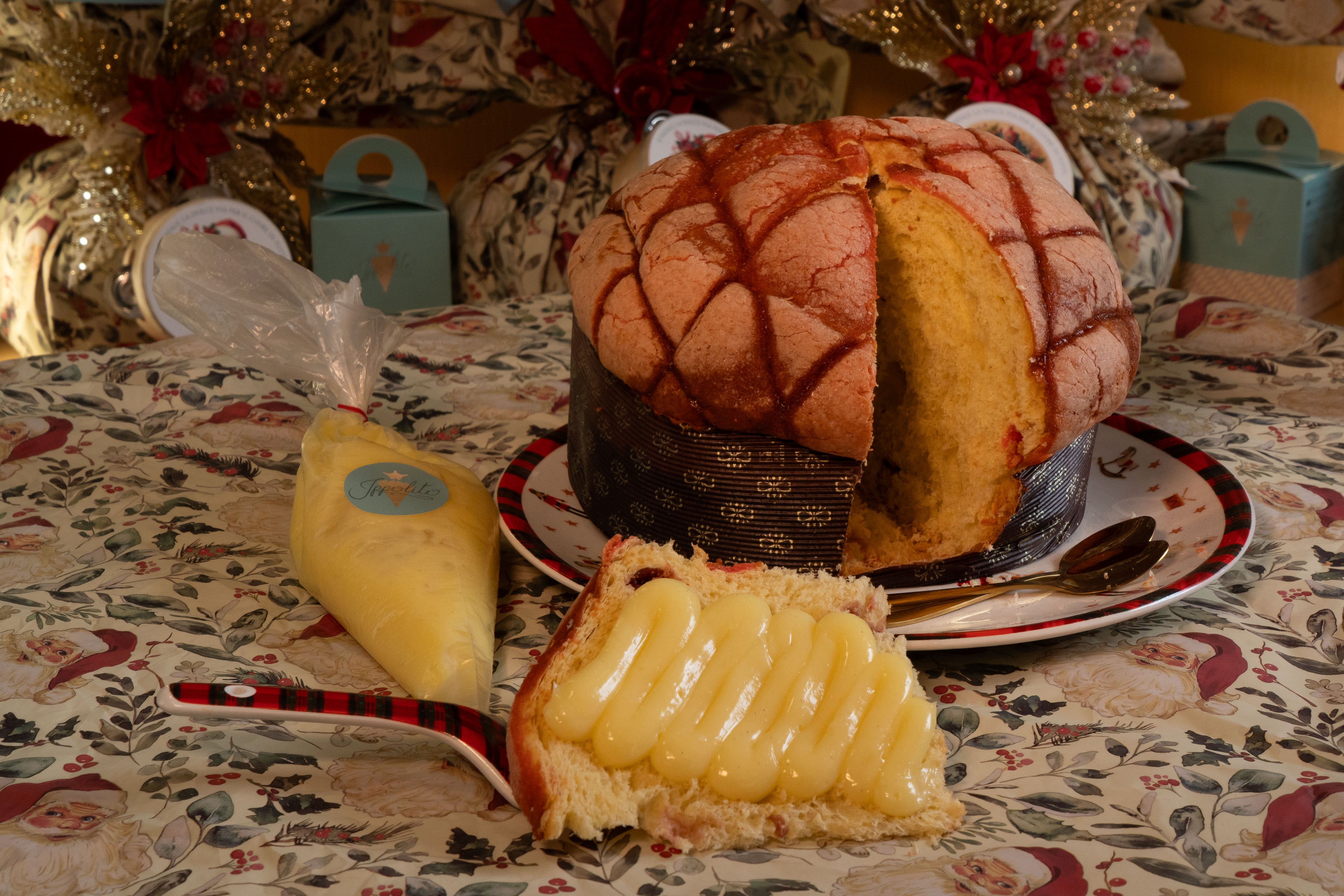 Panettone crema amarena